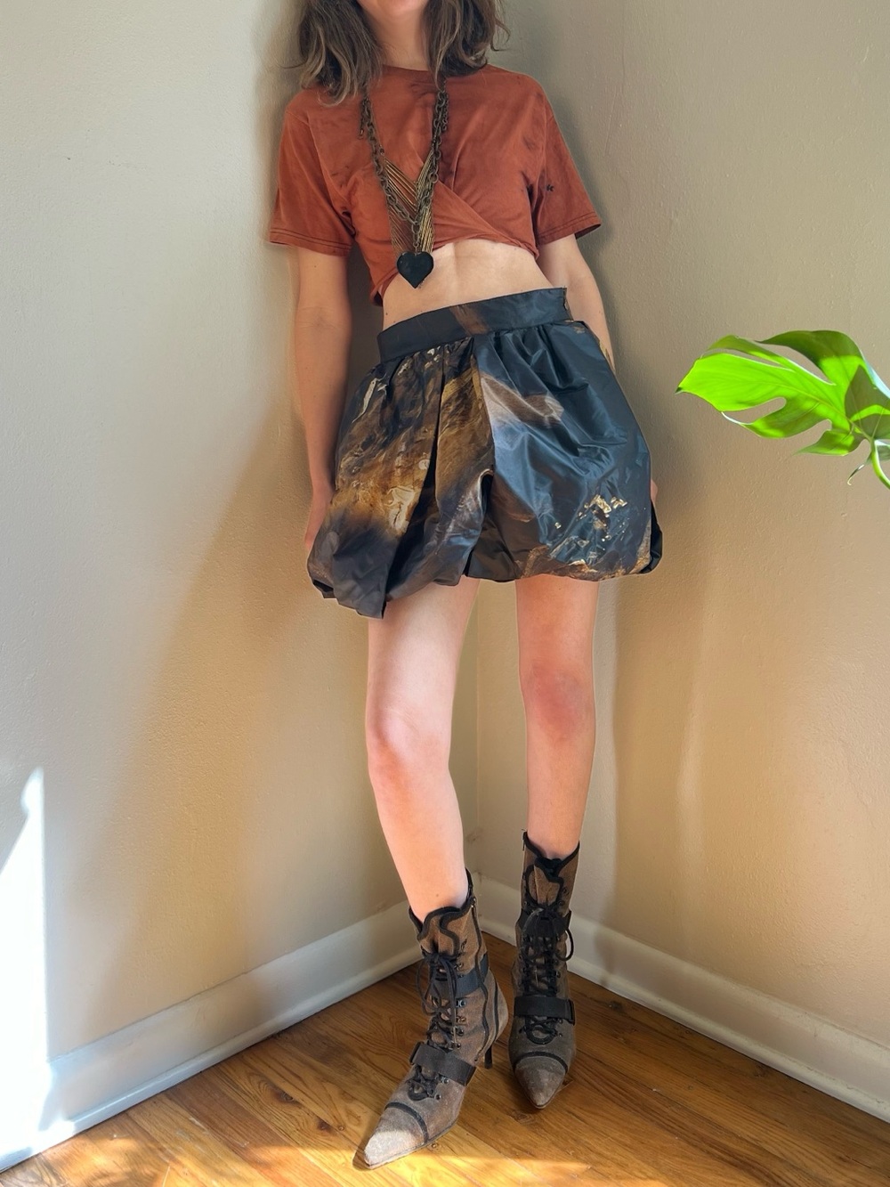Just Cavalli Runway Archival Balloon Bubble Mini Skirt - Picture 3 of 13